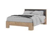 Хелен_кровать 1.4х2.0_крафт золото+графит_закр